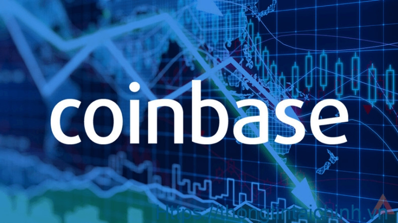 Alt text: Giao diện sàn giao dịch Coinbase